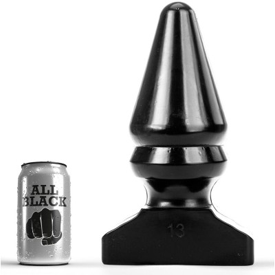 ALL BLACK ANAL PLUG 285 CM