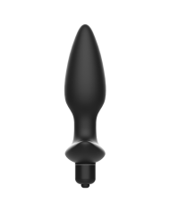 ADDICTED TOYS MASAJEADOR PLUG ANAL CON VIBRACION NEGRO