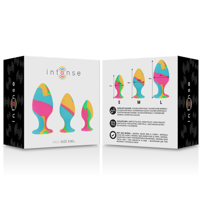 INTENSE SET PLUG SILICONA MULTICOLOR