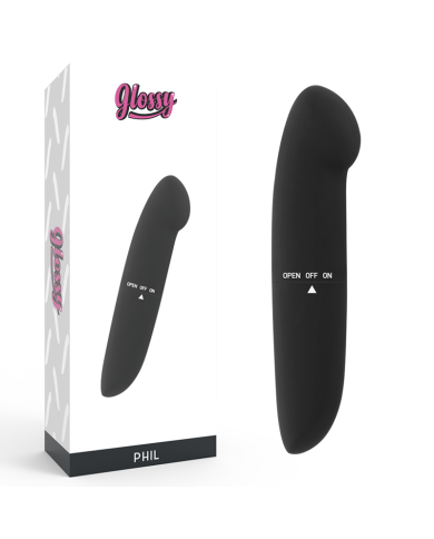 GLOSSY PHIL VIBRADOR NEGRO GLOSSY PHIL VIBRADOR NEGRO