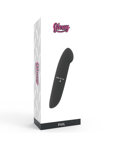GLOSSY PHIL VIBRADOR NEGRO GLOSSY PHIL VIBRADOR NEGRO