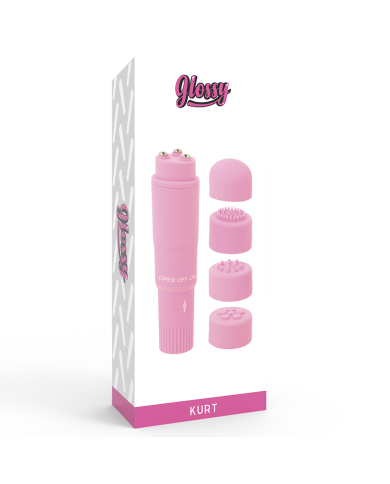 GLOSSY POCKET KURT MASAJEADOR ROSA GLOSSY POCKET KURT MASAJEADOR ROSA