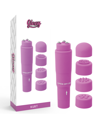GLOSSY POCKET KURT MASAJEADOR LILA GLOSSY POCKET KURT MASAJEADOR LILA