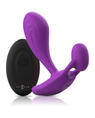 INTENSE SHELLY DUO ANAL PERINEO VAGINAL CLITORIS REMOTO MORADO