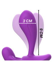 INTENSE SHELLY DUO ANAL PERINEO VAGINAL CLITORIS REMOTO MORADO