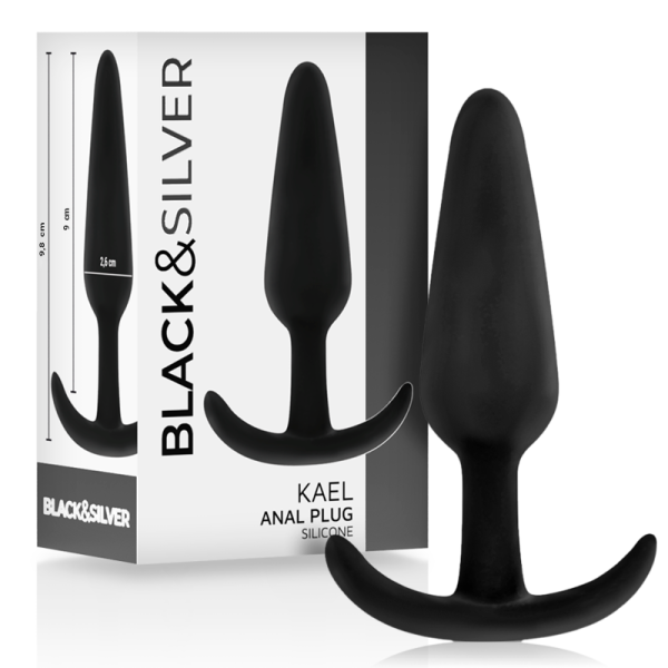 BLACKSILVER KAEL PLUG ANAL SILICONA CON ASA MEDIANO
