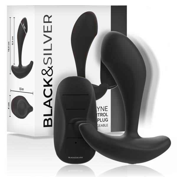 BLACKSILVER DWAYNE PLUG ANAL SILICONA CONTROL REMOTO