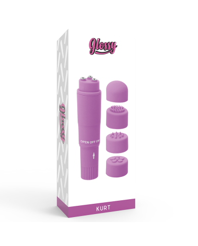 GLOSSY POCKET KURT MASAJEADOR LILA GLOSSY POCKET KURT MASAJEADOR LILA