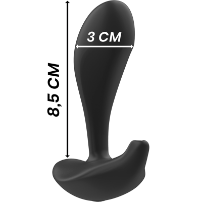 BLACKSILVER DWAYNE PLUG ANAL SILICONA CONTROL REMOTO