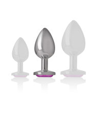 INTENSE PLUG ANAL METAL ALUMINIO CORAZON ROSA TALLA M