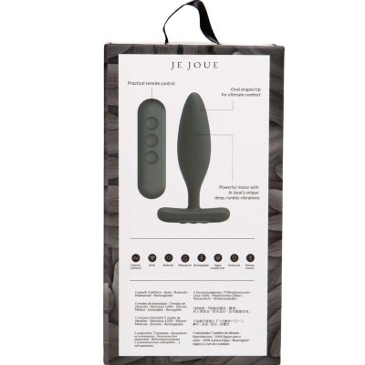 JE JOUE VESTA PLUG ANAL VIBRADOR NEGRO