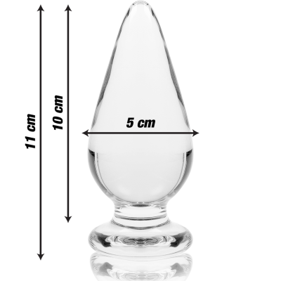 NEBULA SERIES BY IBIZA MODELO 4 PLUG CRISTAL TRANSPARENTE 11 CM O 5 CM