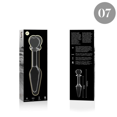 NEBULA SERIES BY IBIZA MODELO 7 PLUG CRISTAL TRANSPARENTE 135 CM O 3 CM