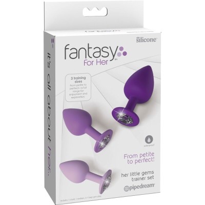 FANTASY FOR HER SET 3 PLUG ANAL VIOLETA