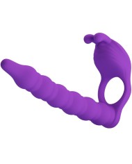 PRETTY LOVE BLACKNEY ANILLO PENE CON PLUG VIBRADOR LILA
