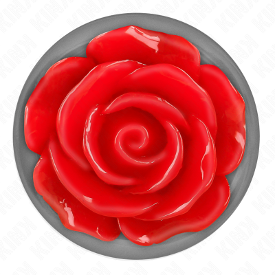 KINK PLUG ANAL ROSA ROJA TALLA L