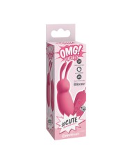 OMG CUTE RABBIT VIBRADOR POTENTE ROSA USB