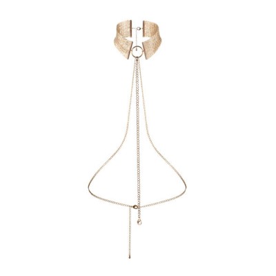 BIJOUX DESIR METALLIQUE COLLAR METLICO DORADO