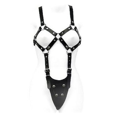 LEATHER BODY EXPOSED BODY WOMAN