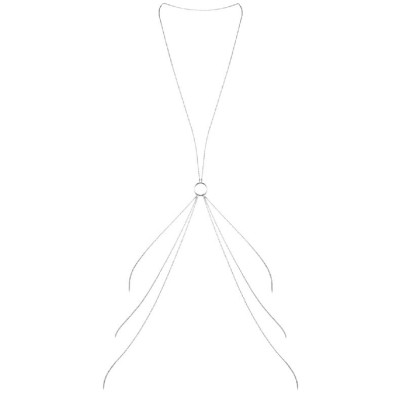BIJOUX MAGNIFIQUE CADENAS METLICAS PARA EL CUERPO 8 SILVER