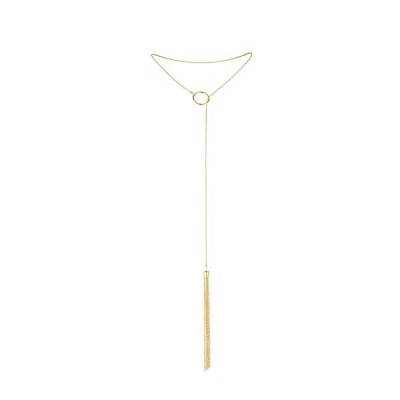 BIJOUX MAGNIFIQUE COLLAR METLICO CON FLECOS DORADO