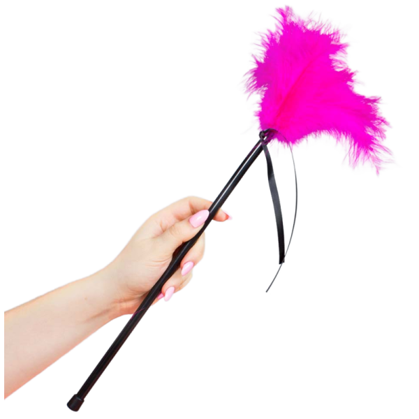 SECRETPLAY PLUMERO PLUMAS ROSA 40 CM
