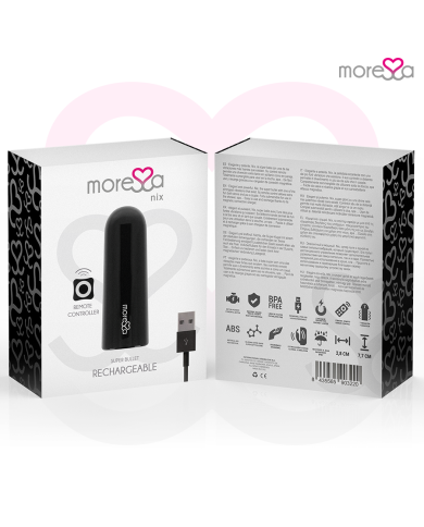 MORESSA NIX POTENTE VIBRADOR MULTI JUEGOS CONTROL REMOTO NEGRO MORESSA NIX POTENTE VIBRADOR MULTI JUEGOS CONTROL REMOTO NEGRO