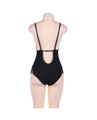 SUBBLIME TEDDY CON FRANJAS NEGRO TALLA GRANDE