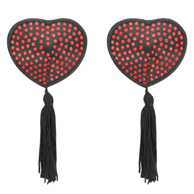 COQUETTE CHIC DESIRE CUBRE PEZONES ROJO NEGRO
