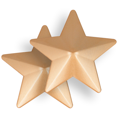 COQUETTE CHIC DESIRE CUBRE PEZONES METAL ESTRELLAS