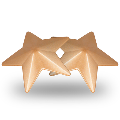 COQUETTE CHIC DESIRE CUBRE PEZONES METAL ESTRELLAS