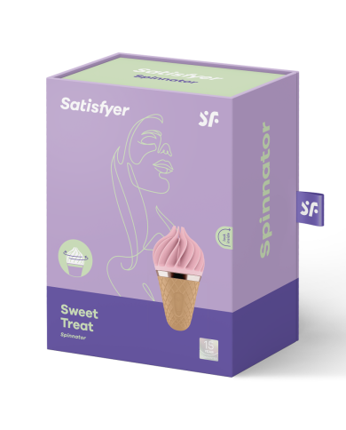 SATISFYER SWEET TREAT SPINNATOR MARRON ROSA