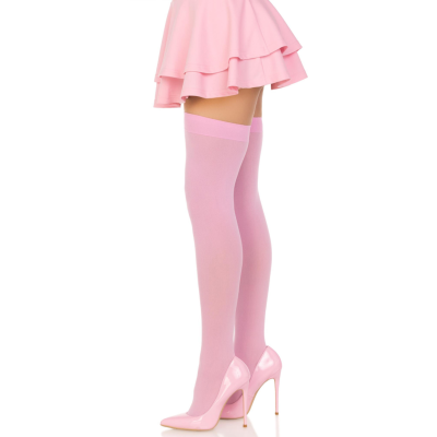 LEG AVENUE MEDIAS NAILON ROSA