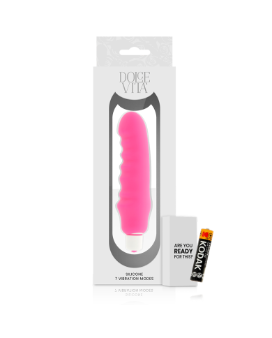 DOLCE VITA GENIUS VIBRADOR SILICONA ROSA