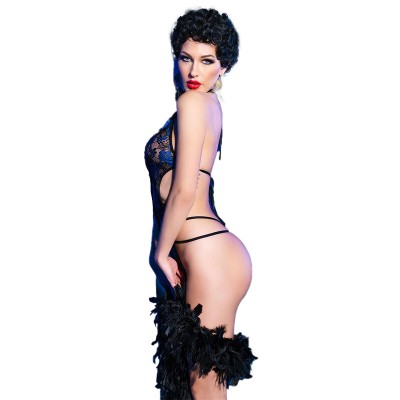 CHILIROSE CR 4479 BODY CROTCHLESS AZUL S M
