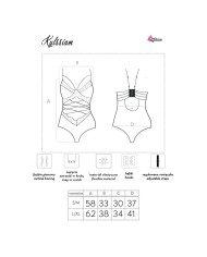 LIVCO CORSETTI FASHION KYLSSIAM LC 90613 BODY NEGRO S M