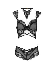 LIVCO CORSETTI FASHION PALMENOM LC 90614 SUJETADOR PANTY NEGRO S M