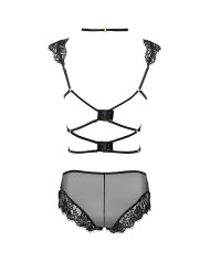 LIVCO CORSETTI FASHION PALMENOM LC 90614 SUJETADOR PANTY NEGRO S M