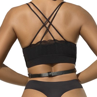 SUBBLIME ARNES DE PECHO CADENAS CUERO NEGRO TALLA UNICA