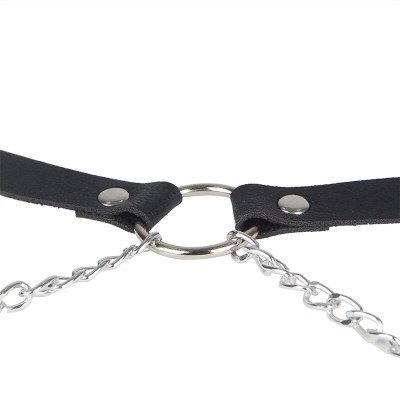 SUBBLIME ARNES FORMA CINTURON CUERO NEGRO TALLA UNICA
