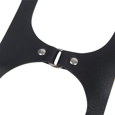 SUBBLIME ARNES CUERPO ENTERO CON HEBILLAS CUERO NEGRO TALLA UNICA
