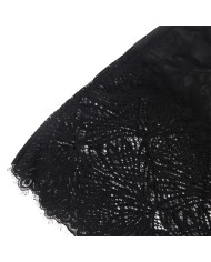 SUBBLIME BABYDOLL CON TIRANTES AJUSTABLES DE ENCAJE NEGRO S M