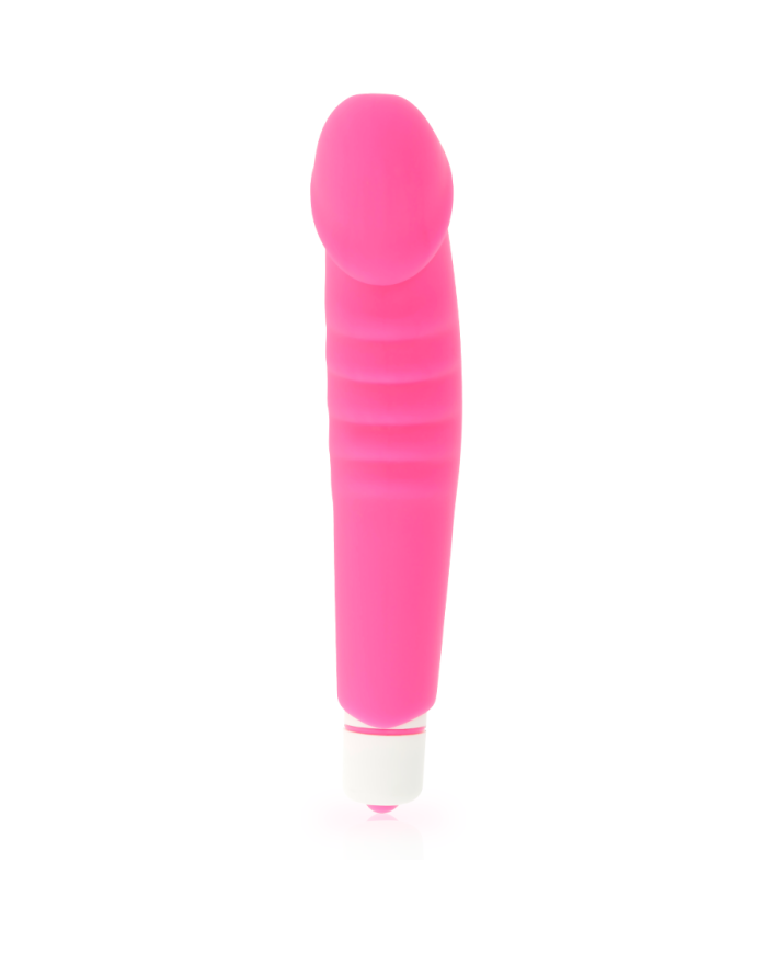 DOLCE VITA REALISTIC PLEASURE VIBRADOR SILICONA ROSA