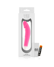 DOLCE VITA REALISTIC PLEASURE VIBRADOR SILICONA ROSA