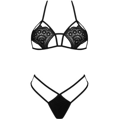 LIVCO CORSETTI FASHION JIMENA LC 20216 SUJETADOR TANGA NEGRO TALLA UNICA