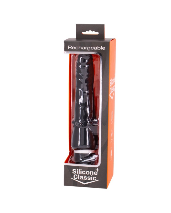 SEVEN CREATIONS VIBRADOR RECARGABLE NEGRO 7V 20 CM