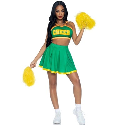 LEG AVENUE DISFRAZ ANIMADORA VERDE S M