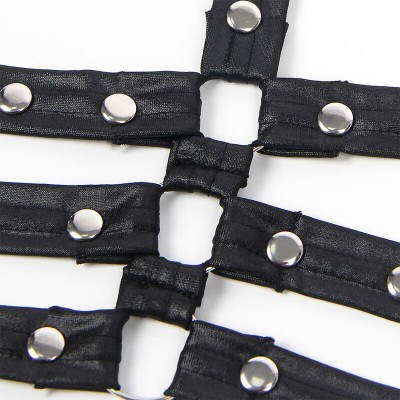 SUBBLIME 954413 BODY BONDAGE DE CUERO NEGRO L XL
