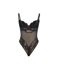 SUBBLIME 955625 BODY DE ENCAJE CON CIERRE INFERIOR NEGRO L XL