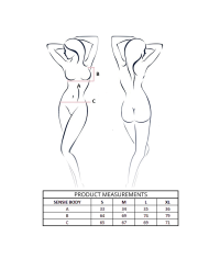 PASSION SENSIE BODY CORAL L XL